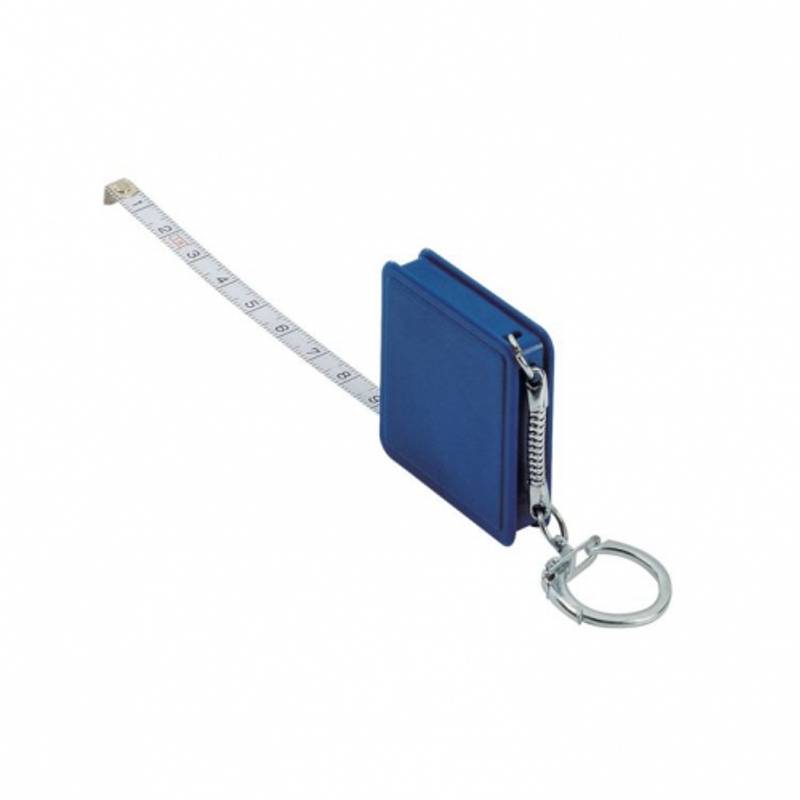 Přívěsek na klíče svinovací metr, 1 m, modrá Přívěsek na klíče svinovací metr, 1 m, modrá